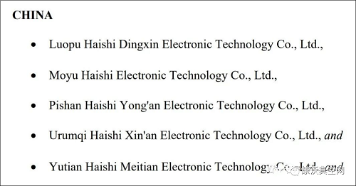 突發！美國又將五家中國企業列入“實體清單”